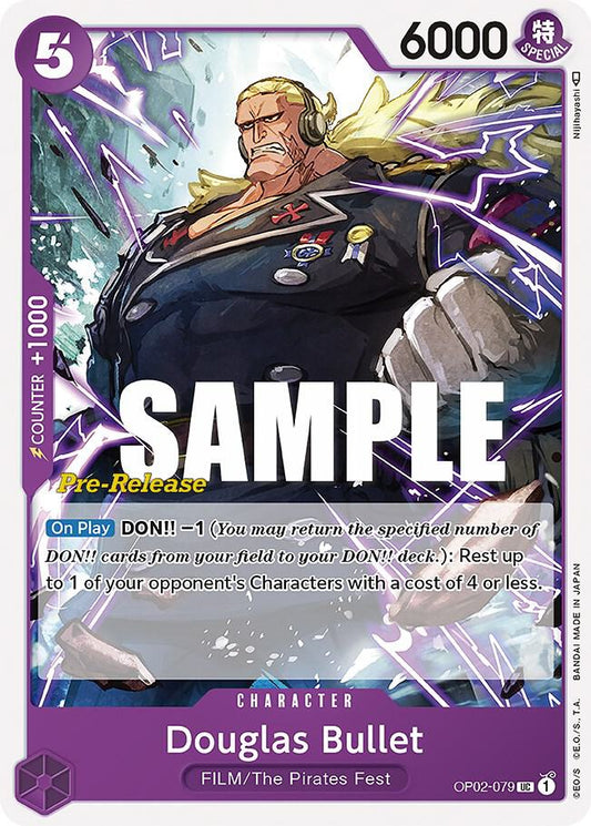 Douglas Bullet [OP02-079] OP02 Paramount War - Pre-release Pack