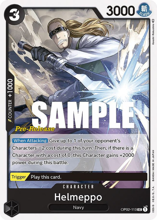 Helmeppo [OP02-113] OP02 Paramount War - Pre-release Pack