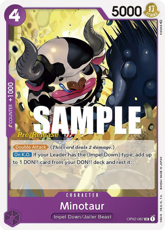 Minotaur [OP02-087] OP02 Paramount War - Pre-release Pack