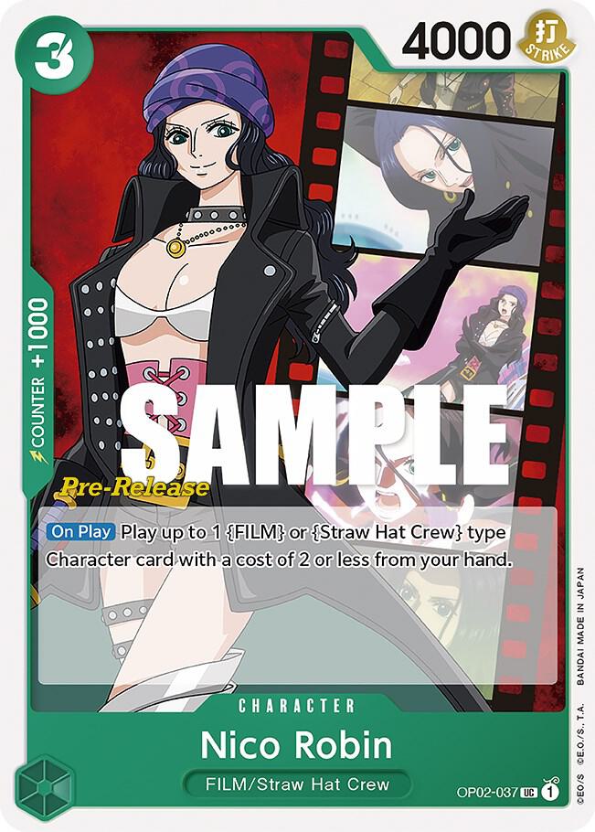 Nico Robin [OP02-037] OP02 Paramount War - Pre-release Pack