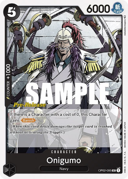 Onigumo [OP02-095] OP02 Paramount War - Pre-release Pack