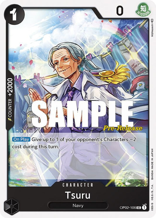 Tsuru [OP02-106] OP02 Paramount War - Pre-release Pack