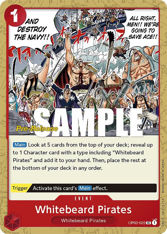 Whitebeard Pirates [OP02-022] OP02 Paramount War - Pre-release Pack