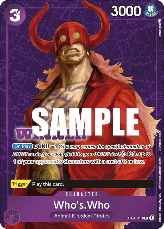 Who's.Who [ST04-010] Tournament Pack Vol. 3 Winner