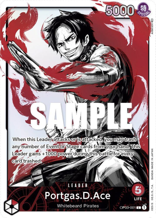 Portgas.D.Ace (Parallel Alternate Art) [OP03-001] OP03  - Pillars of Strength