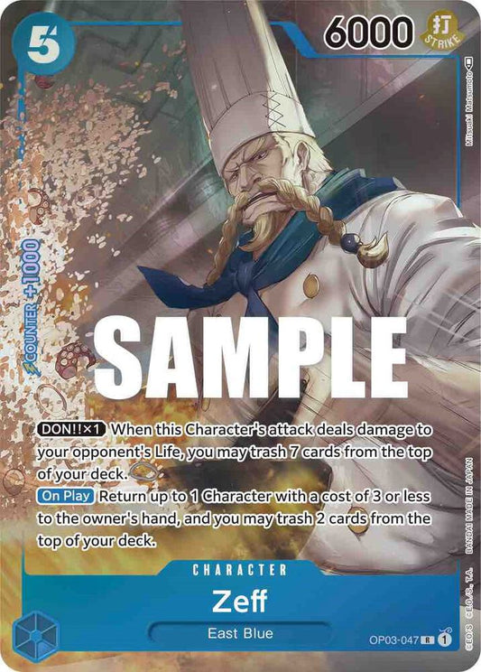 Zeff (Parallel Alternate Art) [OP03-047] OP03  - Pillars of Strength