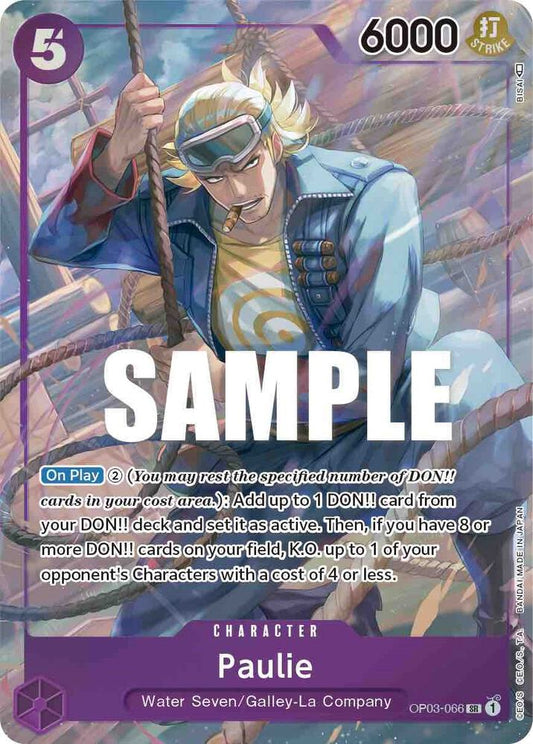Paulie (Parallel Alternate Art) [OP03-066] OP03  - Pillars of Strength