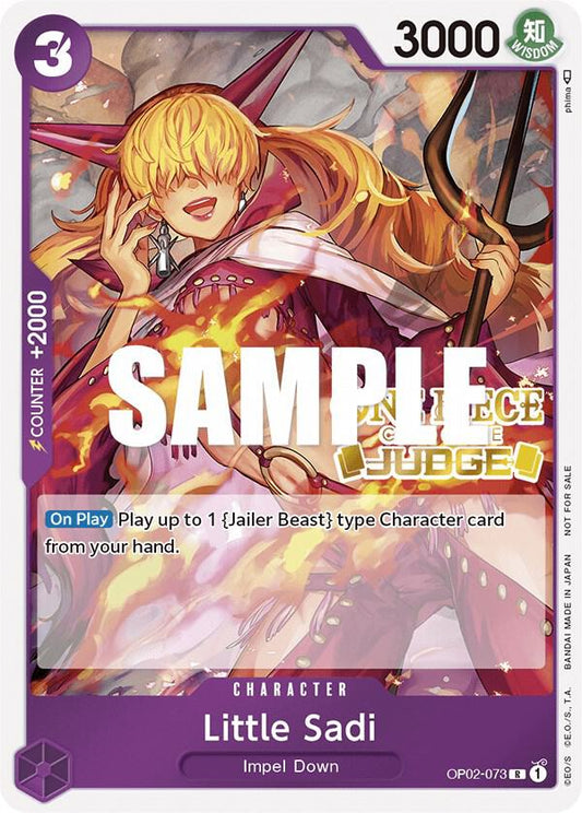 Little Sadi [OP02-073] Judge Pack Vol. 1