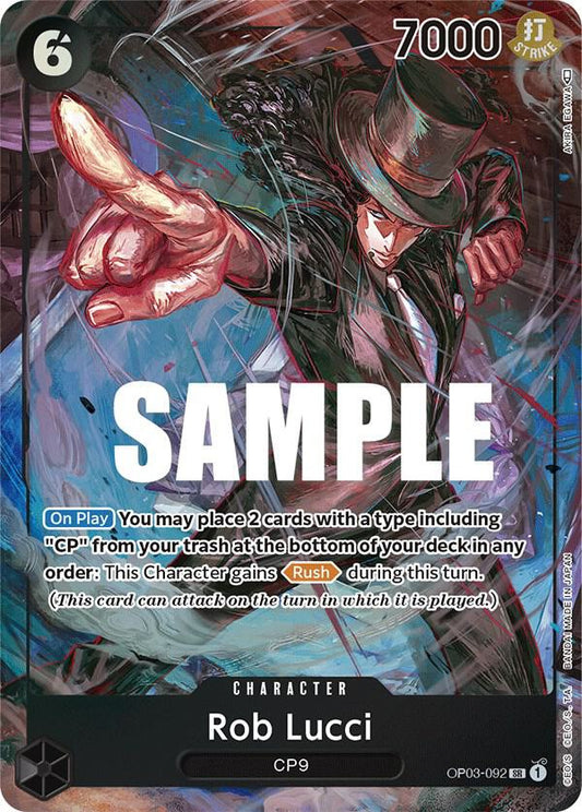 Rob Lucci (Parallel Alternate Art) [OP03-092] OP03  - Pillars of Strength