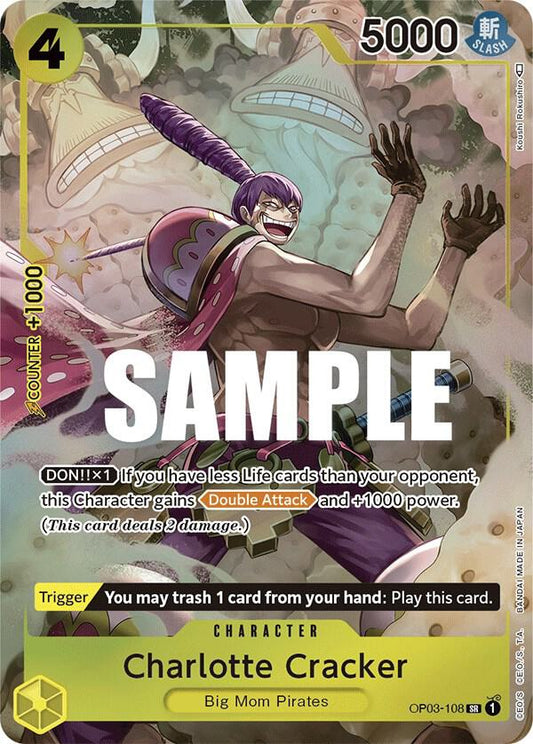 Charlotte Cracker (Parallel Alternate Art) [OP03-108] OP03  - Pillars of Strength