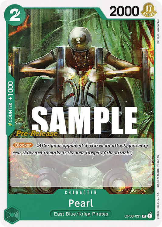 Pearl [OP03-031] OP03 Pillars of Strength - Pre-release Pack