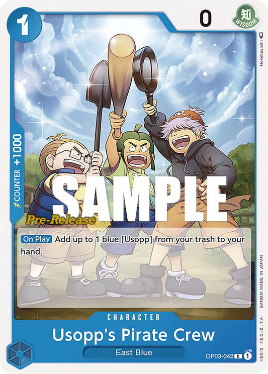 Usopp's Pirate Crew [OP03-042] OP03 Pillars of Strength - Pre-release Pack