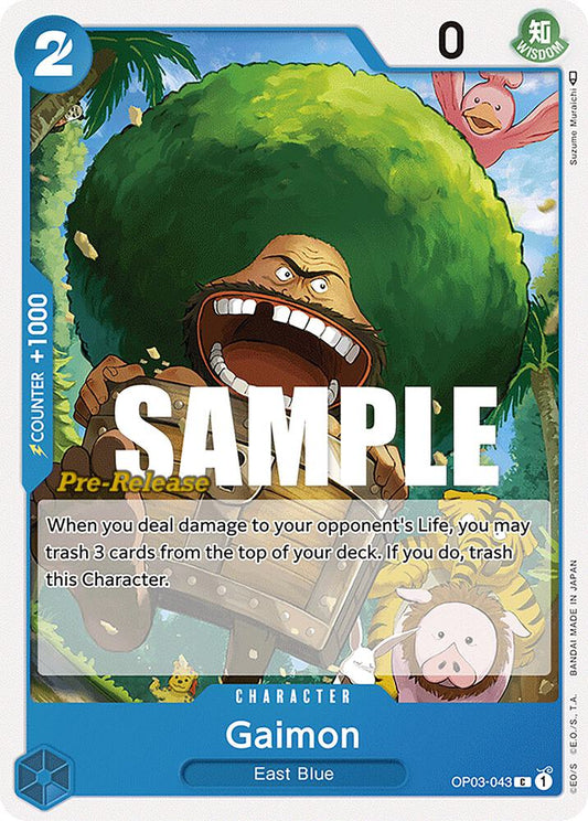 Gaimon [OP03-043] OP03 Pillars of Strength - Pre-release Pack
