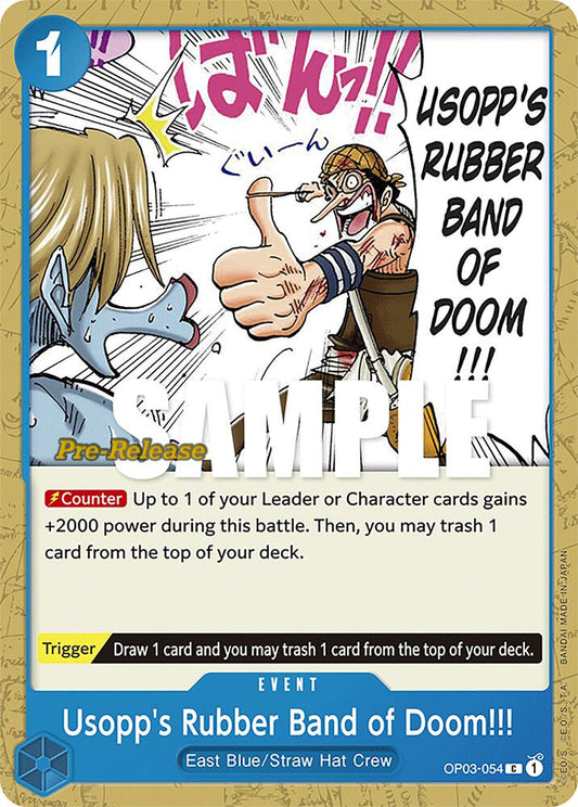 Usopp's Rubber Band of Doom!!! [OP03-054] OP03 Pillars of Strength - Pre-release Pack