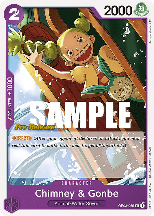 Chimney & Gonbe [OP03-065] OP03 Pillars of Strength - Pre-release Pack