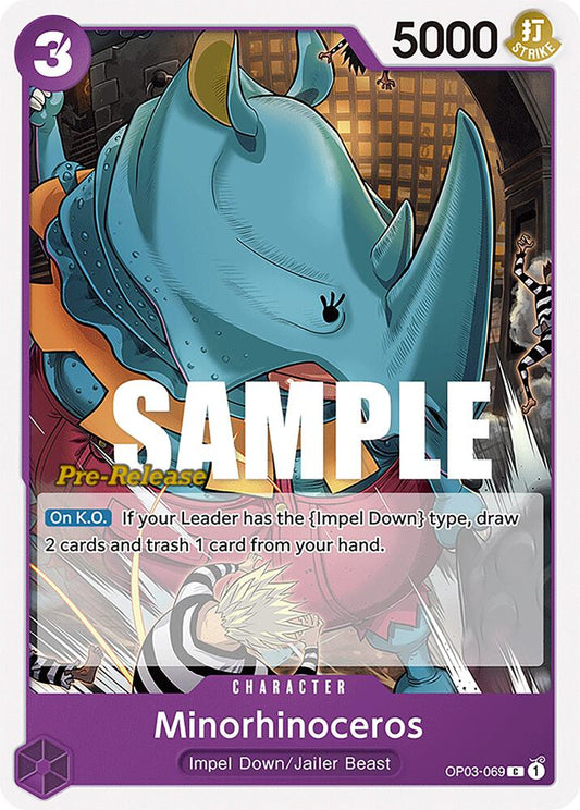 Minorhinoceros [OP03-069] OP03 Pillars of Strength - Pre-release Pack