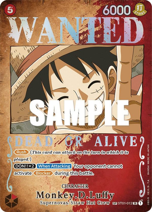 Monkey.D.Luffy (SP) [ST01-012] OP03  - Pillars of Strength