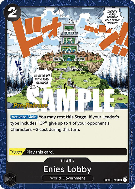 Enies Lobby [OP03-098] OP03 Pillars of Strength - Pre-release Pack