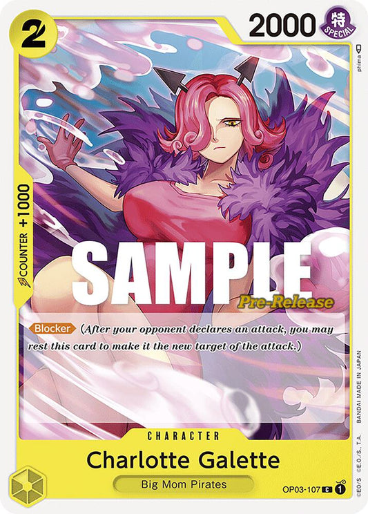 Charlotte Galette [OP03-107] OP03 Pillars of Strength - Pre-release Pack