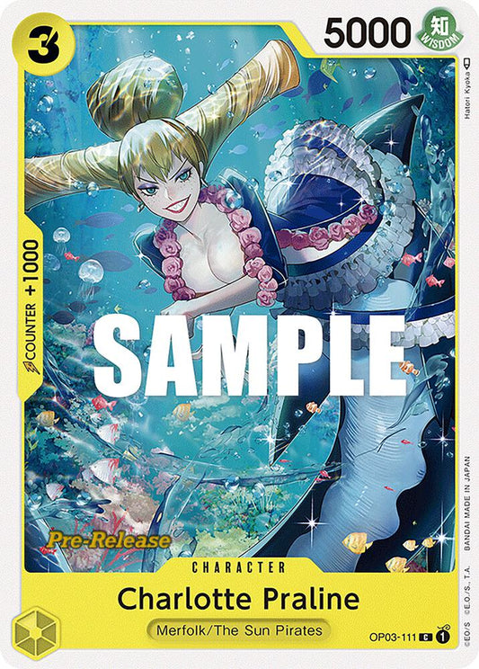 Charlotte Praline [OP03-111] OP03 Pillars of Strength - Pre-release Pack