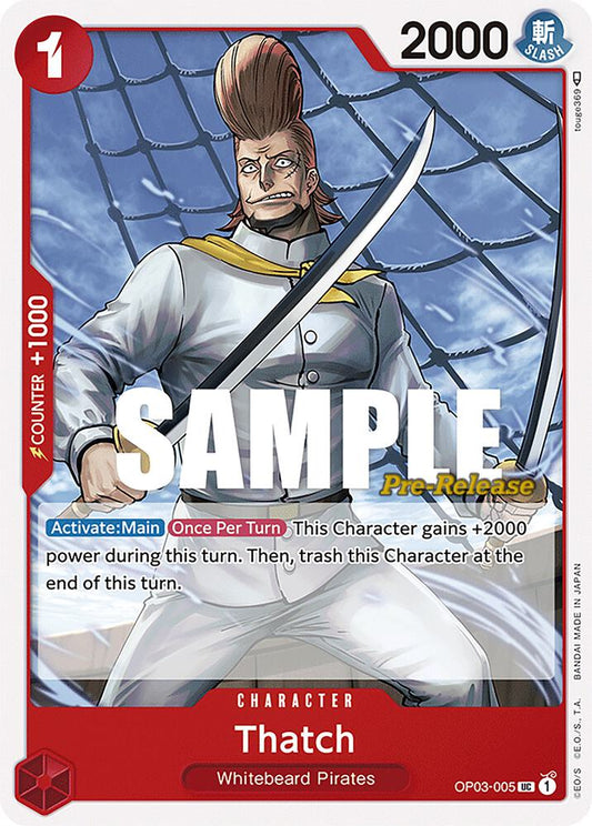 Thatch [OP03-005] OP03 Pillars of Strength - Pre-release Pack