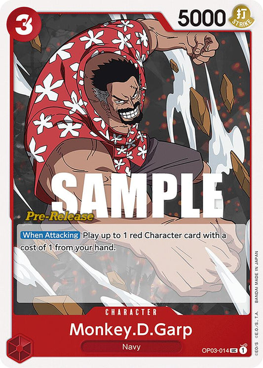 Monkey.D.Garp [OP03-014] OP03 Pillars of Strength - Pre-release Pack
