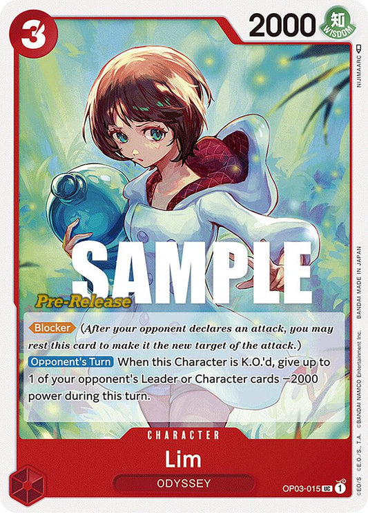 Lim [OP03-015] OP03 Pillars of Strength - Pre-release Pack