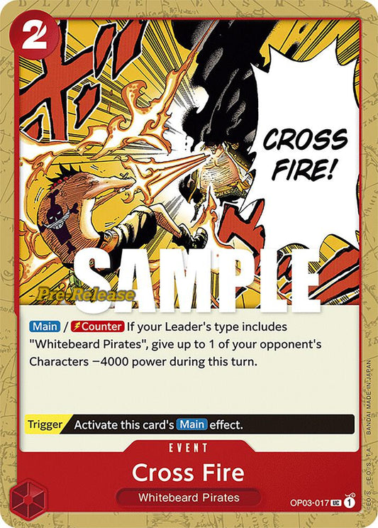 Cross Fire [OP03-017] OP03 Pillars of Strength - Pre-release Pack