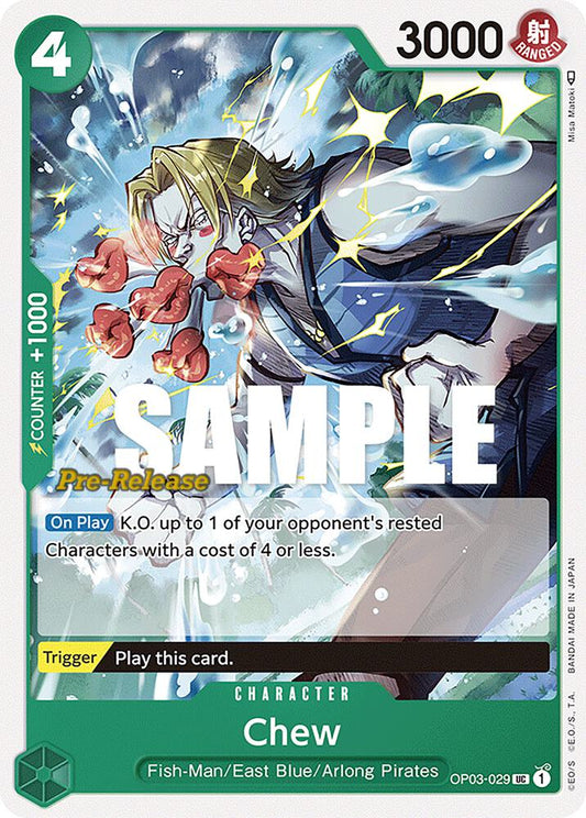 Chew [OP03-029] OP03 Pillars of Strength - Pre-release Pack