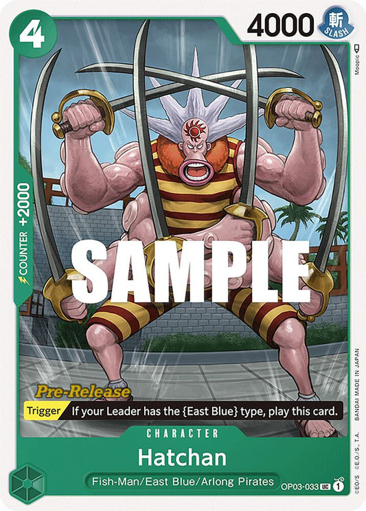 Hatchan [OP03-033] OP03 Pillars of Strength - Pre-release Pack
