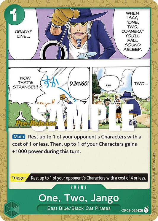 One, Two, Jango [OP03-039] OP03 Pillars of Strength - Pre-release Pack