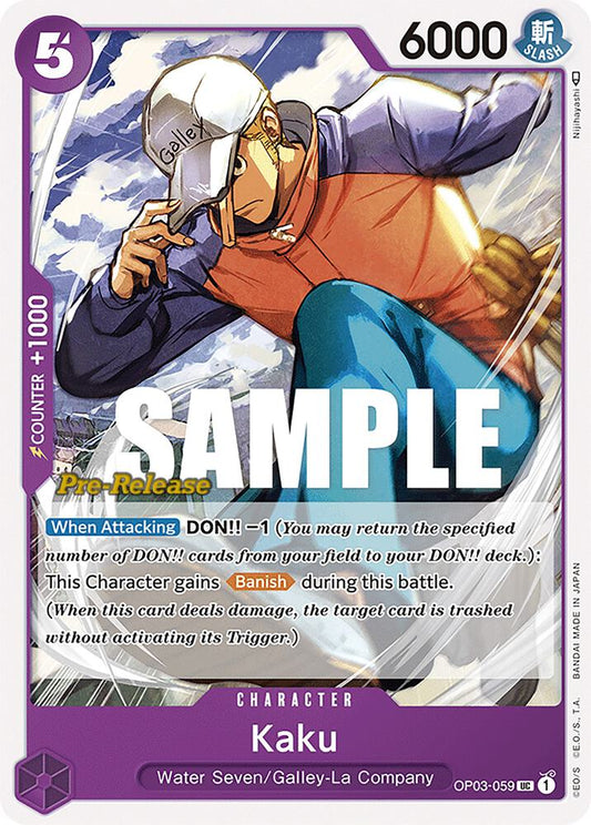Kaku [OP03-059] OP03 Pillars of Strength - Pre-release Pack