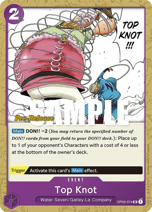 Top Knot [OP03-074] OP03 Pillars of Strength - Pre-release Pack