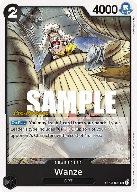 Wanze [OP03-093] OP03 Pillars of Strength - Pre-release Pack