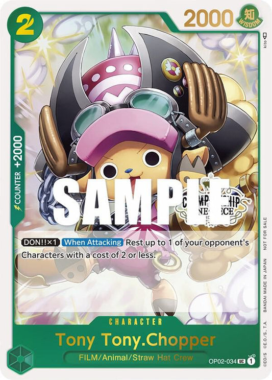 Tony Tony.Chopper [OP02-034] Store Championship 2023 Wave 1 Participation Pack