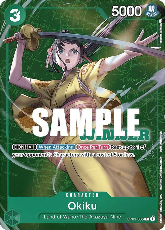 Okiku [OP01-035] Tournament Pack Vol. 4 Winner