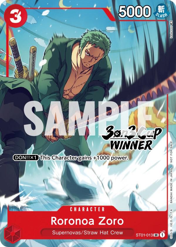 Roronoa Zoro [ST01-013] 3on3 Winner Pack