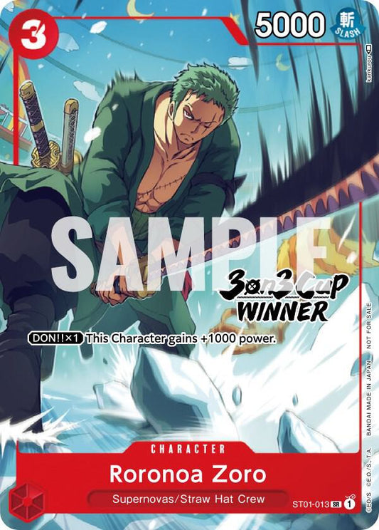 Roronoa Zoro [ST01-013] 3on3 Winner Pack