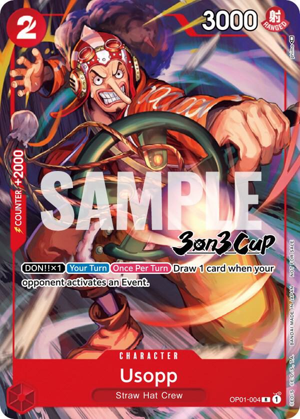Usopp [OP01-004] 3on3 Top Prize Pack