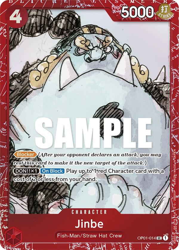 Jinbe [OP01-014] Premium Card Collection - Film Red Edition