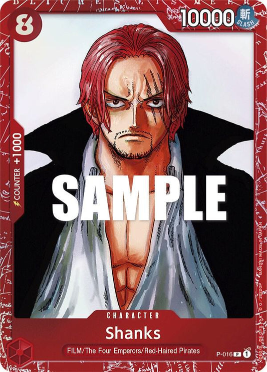 Shanks [P-016] Premium Card Collection - Film Red Edition