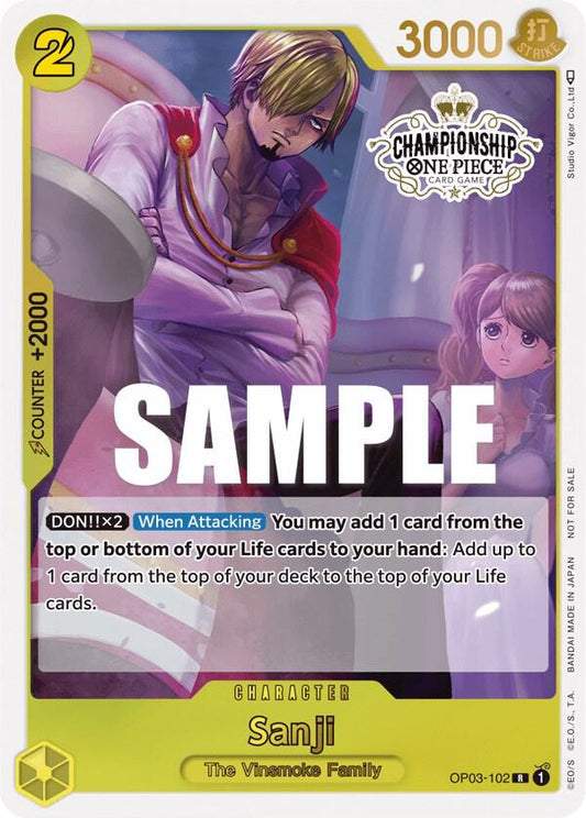 Sanji [OP03-102] Store Championship 2023 Wave 2 Participation Pack