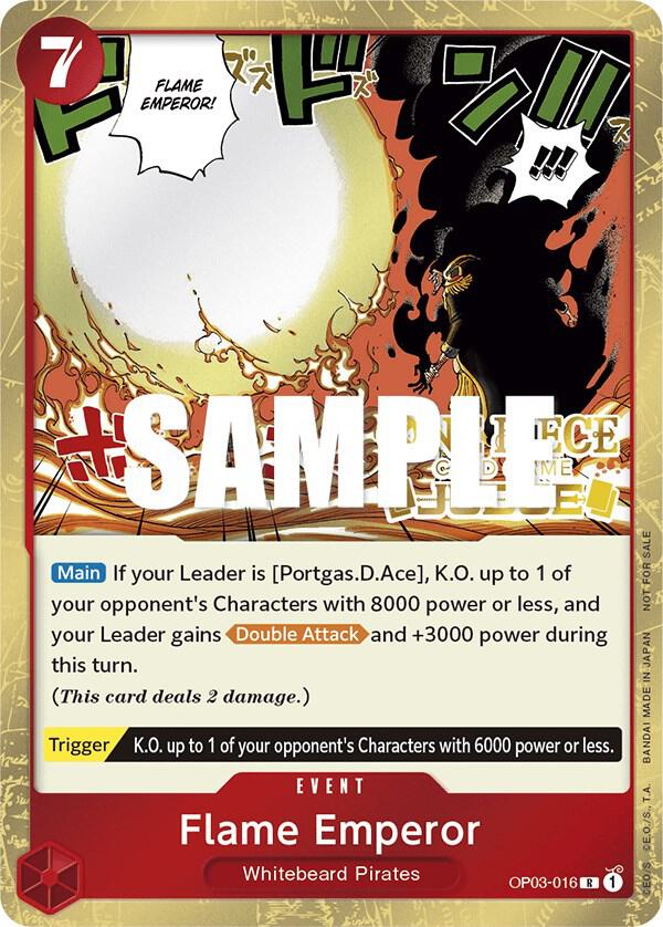 Flame Emperor [OP03-016] Judge Pack Vol. 2