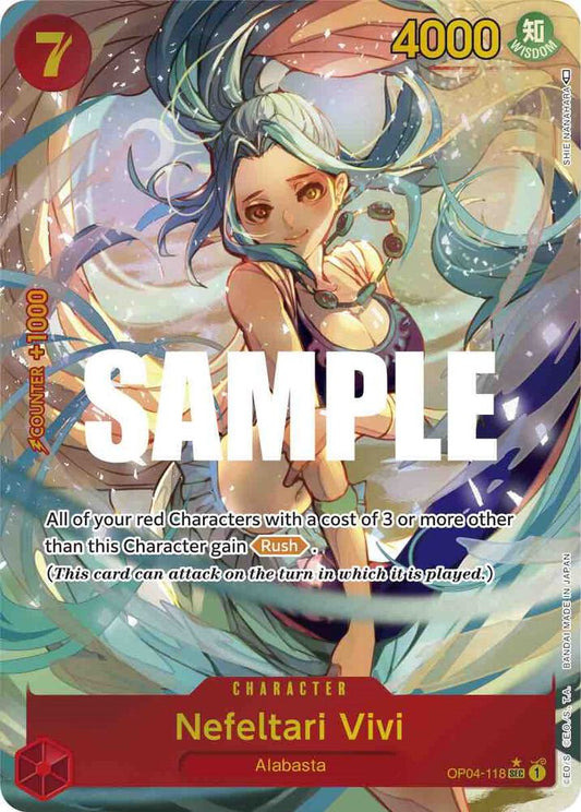 Nefeltari Vivi (Parallel Alternate Art) [OP04-118] OP04 - Kingdoms of Intrigue