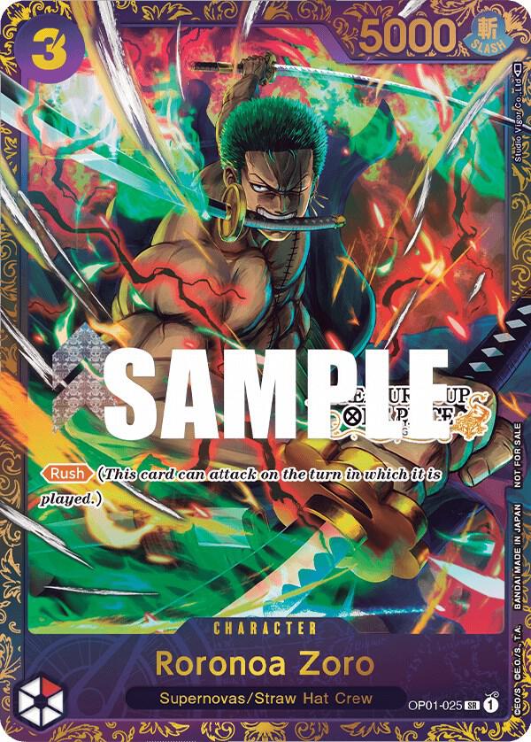 Roronoa Zoro [OP01-025] Treasure Cup 2023 Set 2 Top Prize Pack