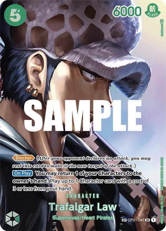 Trafalgar Law (SP) [OP01-047] OP04 - Kingdoms of Intrigue
