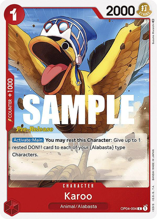 Karoo [OP04-004] OP04 Kingdoms of Intrigue - Pre-release Pack