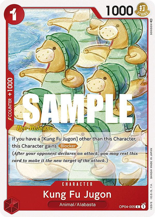 Kung Fu Jugon [OP04-005] OP04 Kingdoms of Intrigue - Pre-release Pack