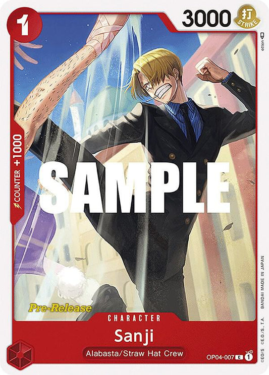 Sanji [OP04-007] OP04 Kingdoms of Intrigue - Pre-release Pack