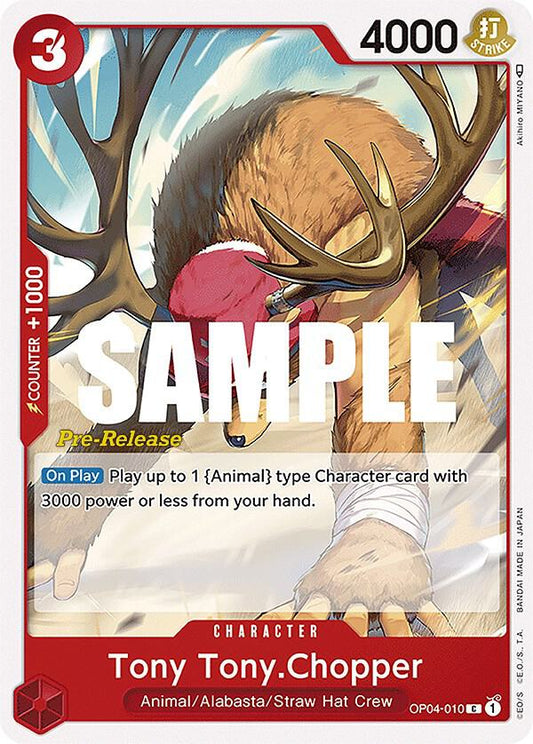 Tony Tony.Chopper [OP04-010] OP04 Kingdoms of Intrigue - Pre-release Pack
